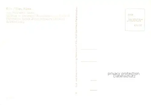 AK / Ansichtskarte Kruen Rathaus Pfarrkirche Wildfuetterung Zugspitzgruppe Winter Kruen