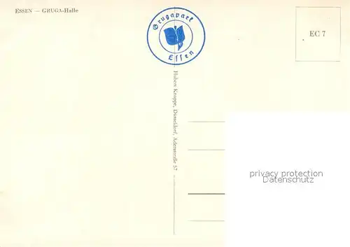 AK / Ansichtskarte Essen_Ruhr GRUGA Halle Essen_Ruhr