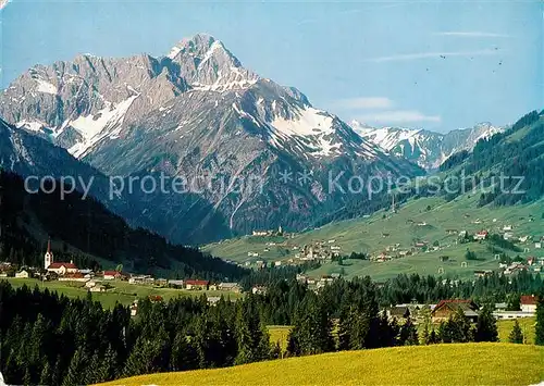 AK / Ansichtskarte Riezlern_Kleinwalsertal_Vorarlberg Panorama Riezlern_Kleinwalsertal