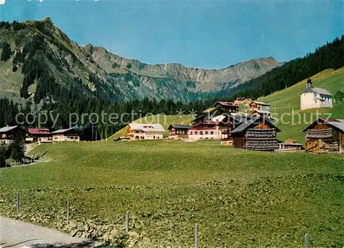 AK / Ansichtskarte Baad_Mittelberg_Kleinwalsertal Panorama Baad_Mittelberg