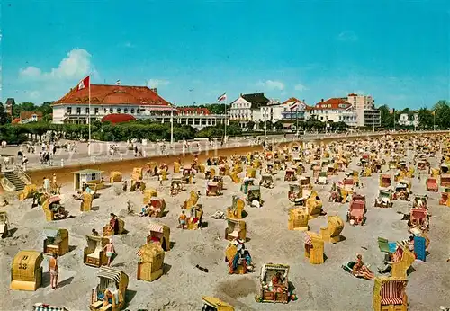 AK / Ansichtskarte Travemuende_Ostseebad Strand Travemuende_Ostseebad