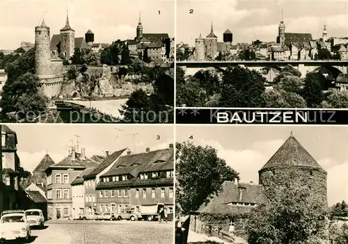 AK / Ansichtskarte Bautzen Alte Wasserkunst Michaeliskirche neuer Wasserturm Petri Dom Bautzen