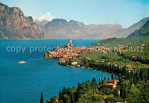 AK / Ansichtskarte Malcesine_Lago_di_Garda Panorama Malcesine_Lago_di_Garda