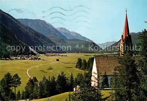 AK / Ansichtskarte Oberried_Laengenfeld_Oetztal Unterried Kirche Oberried_Laengenfeld