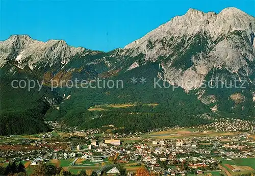 AK / Ansichtskarte Telfs_Tirol Panorama Hohe Munde Telfs Tirol