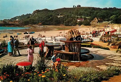 AK / Ansichtskarte St_Brelade Park Brunnen Strand St_Brelade