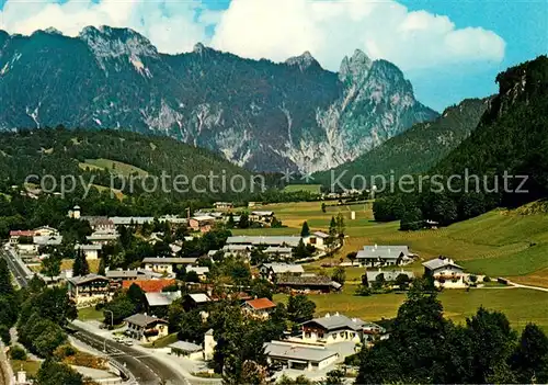 AK / Ansichtskarte Bischofswiesen Panorama Schlafende Hexe Bischofswiesen