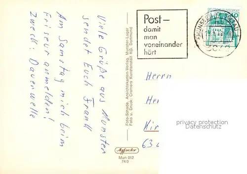 AK / Ansichtskarte Munster_oertze Freibad Osterberg Oertze Promenade Rathaus  Munster_oertze