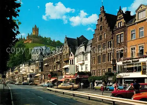 AK / Ansichtskarte Cochem_Mosel Moselpromenade Burg Cochem  Cochem Mosel