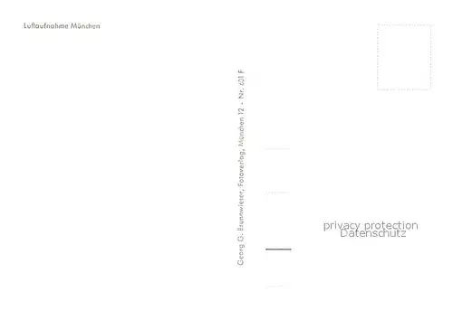 AK / Ansichtskarte Muenchen Fliegeraufnahme Muenchen