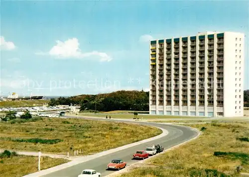 AK / Ansichtskarte Cuxhaven_Doese_Nordseebad Hochhaus Cuxhaven_Doese_Nordseebad