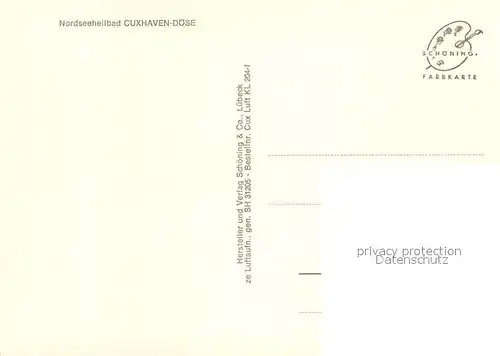 AK / Ansichtskarte Cuxhaven_Doese_Nordseebad Fliegeraufnahme Cuxhaven_Doese_Nordseebad