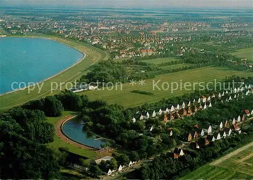 AK / Ansichtskarte Cuxhaven_Doese_Nordseebad Fliegeraufnahme Kurpark Cuxhaven_Doese_Nordseebad