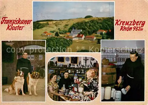 AK / Ansichtskarte Kreuzberg_Rhoen Franziskanerkloster  Kreuzberg Rhoen