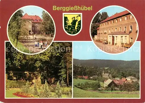 AK / Ansichtskarte Berggiesshuebel Kneippkurbad Haus Talfrieden Kurhaus Blumenanlagen Berggiesshuebel