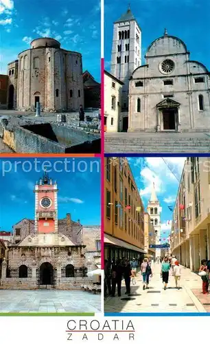 AK / Ansichtskarte Zadar Stadtansichten Kirche Zadar