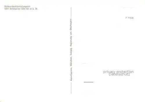 AK / Ansichtskarte Betzweiler Fliegeraufnahme Betzweiler