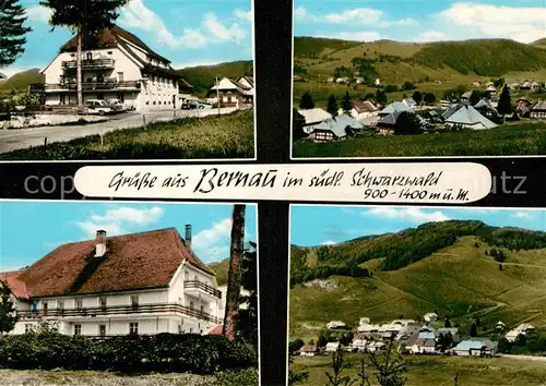 AK / Ansichtskarte Bernau_Schwarzwald Pension Zum Loewen Bernau Schwarzwald