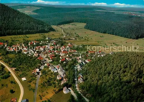 AK / Ansichtskarte Bernbach_Bad_Herrenalb Fliegeraufnahme Bernbach_Bad_Herrenalb