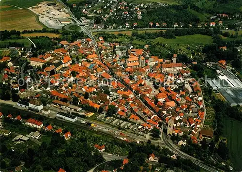 AK / Ansichtskarte Muennerstadt Fliegeraufnahme Muennerstadt