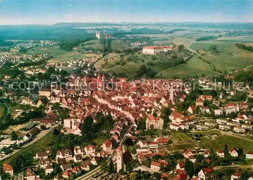 AK / Ansichtskarte Ellwangen_Jagst Fliegeraufnahme Ellwangen_Jagst