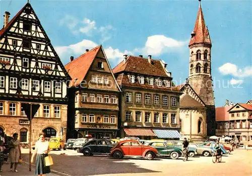 AK / Ansichtskarte Schwaebisch_Gmuend Oberer Marktplatz Schwaebisch Gmuend