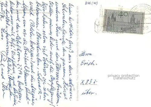 AK / Ansichtskarte Schorndorf_Wuerttemberg Rathaus Marktplatz Schorndorf Wuerttemberg