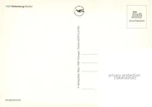 AK / Ansichtskarte Rottenburg_Neckar  Rottenburg Neckar