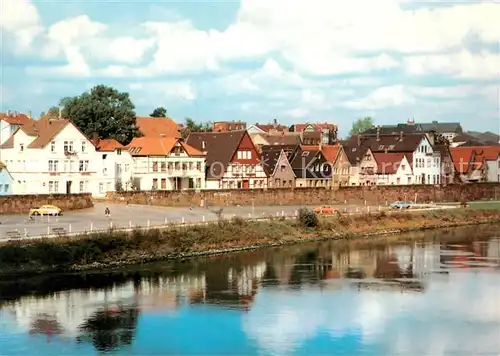 AK / Ansichtskarte Minden_Westfalen Schlagde Fischerstadt Stadtmauer Rest Minden_Westfalen
