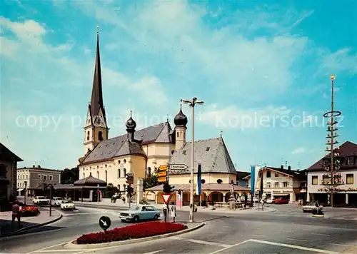 AK / Ansichtskarte Prien_Chiemsee Marktplatz Prien Chiemsee