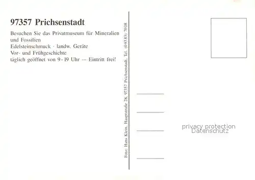 AK / Ansichtskarte Prichsenstadt  Prichsenstadt