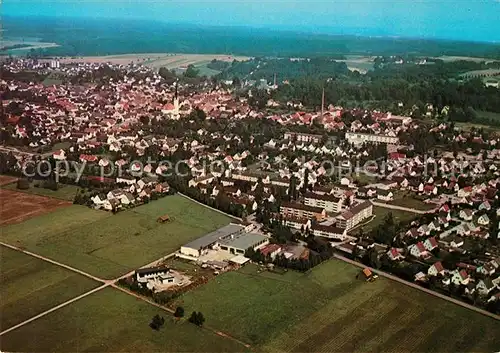 AK / Ansichtskarte Thannhausen_Schwaben Fliegeraufnahme Thannhausen Schwaben