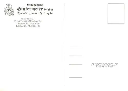 AK / Ansichtskarte Muenchshofen Landgasthof Hintermeier  Muenchshofen