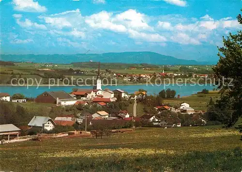 AK / Ansichtskarte Taching_See Tachinger Wagingersee Tettenhausen Taching See