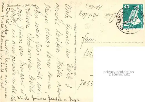 AK / Ansichtskarte Simmerberg  Simmerberg