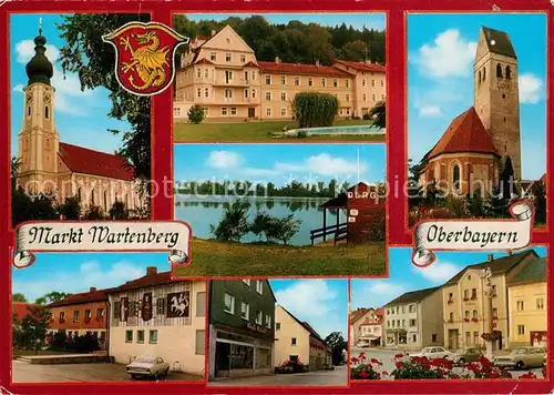 AK / Ansichtskarte Wartenberg_Oberbayern Kirche Schloss Strassenpartie Wartenberg Oberbayern