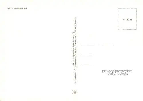 AK / Ansichtskarte Walderbach Fliegeraufnahme mit Klosterkirche Walderbach