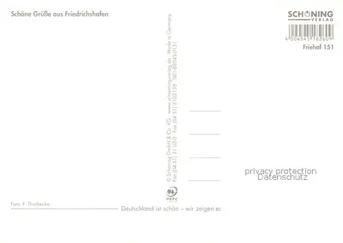 AK / Ansichtskarte Friedrichshafen_Bodensee Fliegeraufnahme mit Zeppelin Friedrichshafen Bodensee