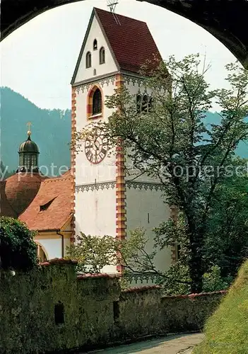 AK / Ansichtskarte Fuessen_Allgaeu St Mang Kirche Fuessen Allgaeu
