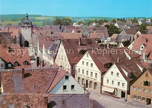 AK / Ansichtskarte Leutershausen_Mittelfranken Am Markt Leutershausen