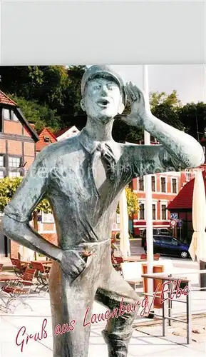 AK / Ansichtskarte Lauenburg_Elbe Lauenburger Rufer am Ruferplatz Lauenburg Elbe