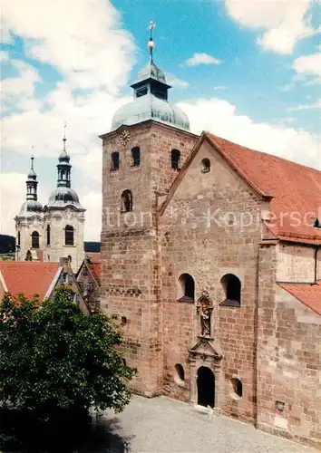 AK / Ansichtskarte Spalt Kath Pfarrkirche St Emmeram mit Stiftskirche St Nikolaus Spalt