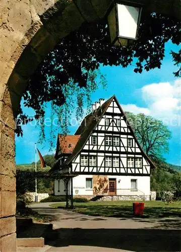 AK / Ansichtskarte Gieselwerder Rathaus Gieselwerder