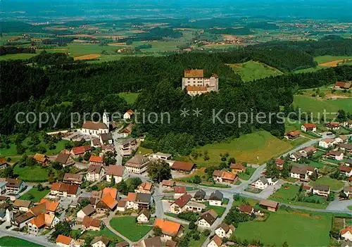 AK / Ansichtskarte Waldburg_Wuerttemberg Fliegeraufnahme mit der Waldburg Waldburg Wuerttemberg