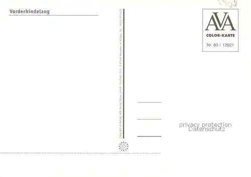 AK / Ansichtskarte Vorderhindelang Panorama Vorderhindelang