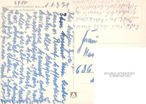 AK / Ansichtskarte Moelln_Lauenburg St Nicolauskirche Moelln_Lauenburg