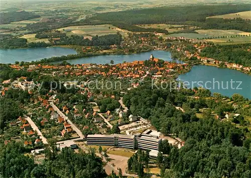 AK / Ansichtskarte Moelln_Lauenburg Fliegeraufnahme Moelln_Lauenburg