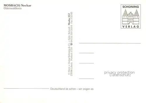 AK / Ansichtskarte Mosbach_Baden Fachwerk Marktplatz Fussgaengerzonen Mosbach_Baden