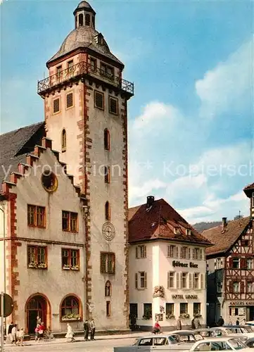 AK / Ansichtskarte Mosbach_Baden Rathaus Mosbach_Baden