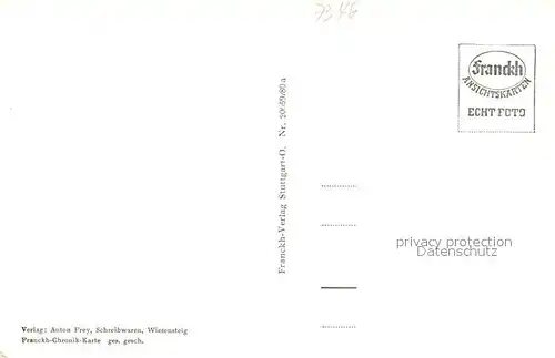 AK / Ansichtskarte Westerheim_Wuerttemberg Burgruine Reussenstein Schwaebische Alb Franckh Chronik Karte Westerheim_Wuerttemberg